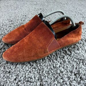 Lucky Brand Loafers Womens 10 Addly Brown Suede Slip On Flats Comfort Shoes